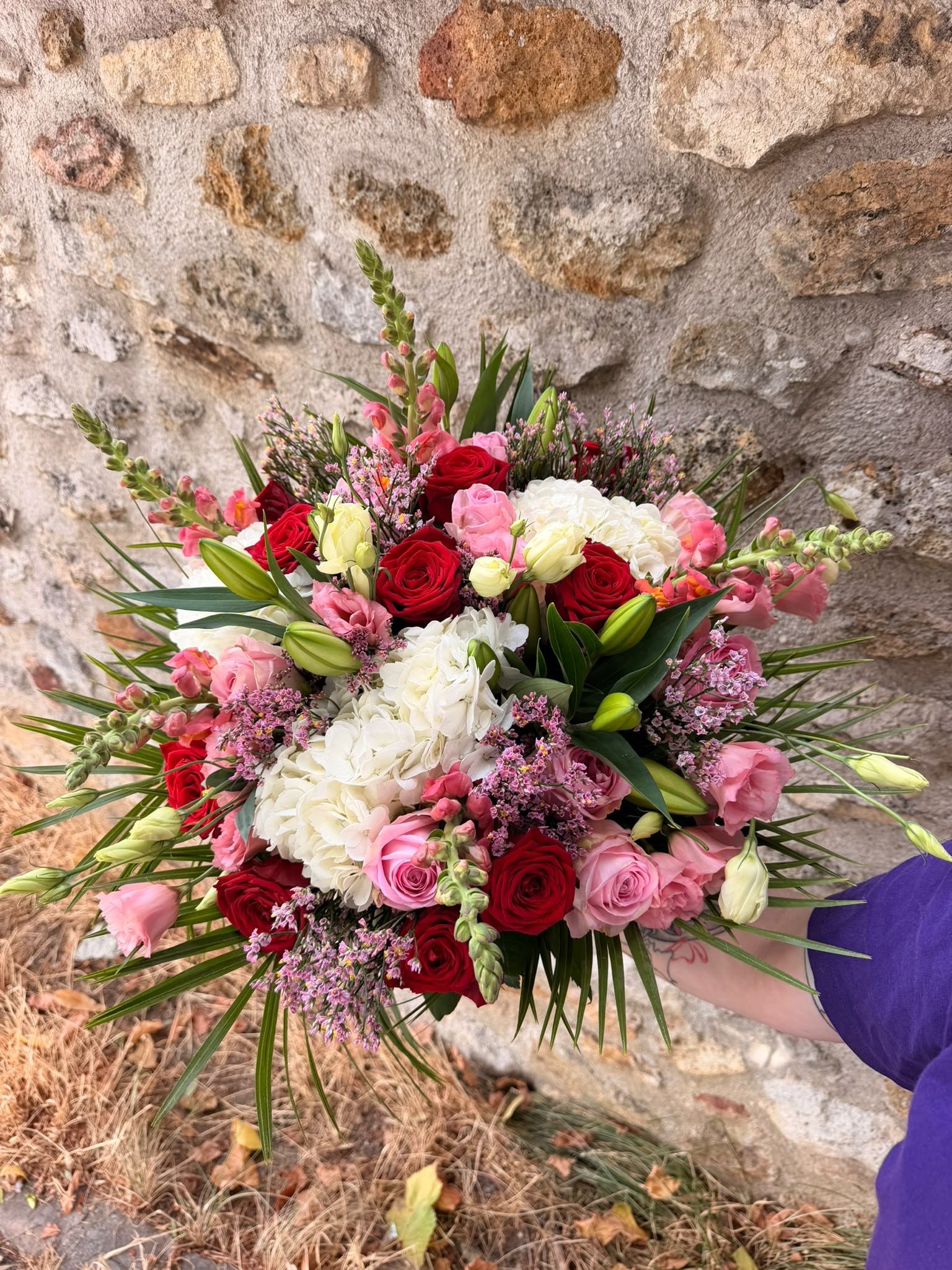 Bouquet de fleurs livré directement chez vous à Coubron